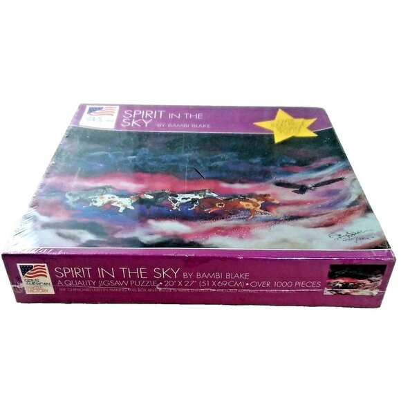Great American Puzzle Factory 1000 Piece Spirit in the Sky Jigsaw Puzzle Sealed - Picture 3 of 6